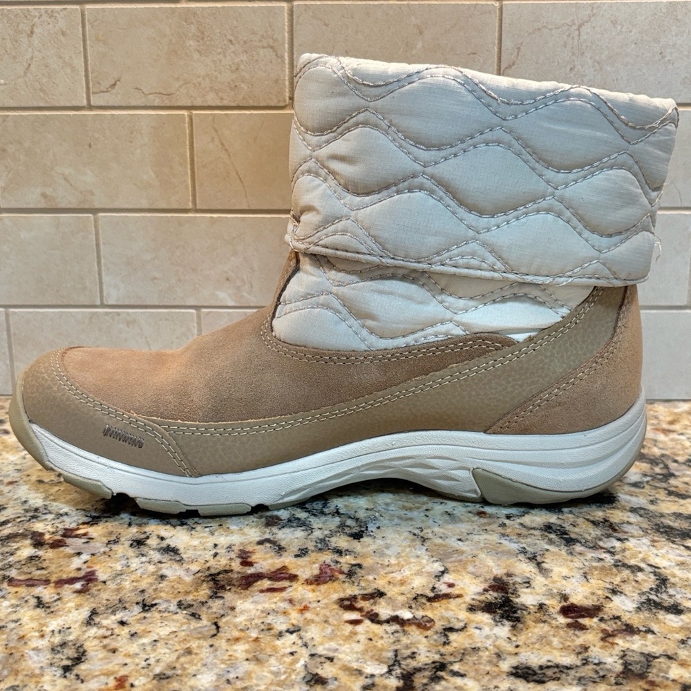 Merrell Approach Brindle Winter Waterproof Booties Quilted Suede Boots Size 7 - Picture 7 of 16